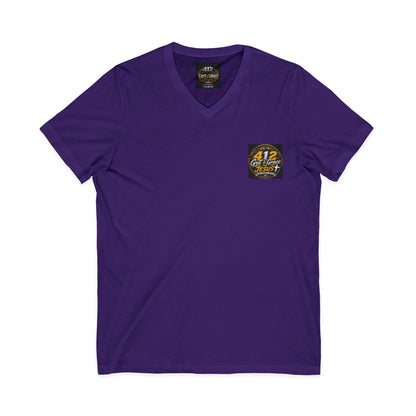 Christian V-Neck Tee – "I Can Do All Things Through Christ Who Strengthens Me" Inspirational Shirt