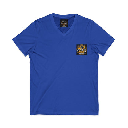 Christian V-Neck Tee – "I Can Do All Things Through Christ Who Strengthens Me" Inspirational Shirt