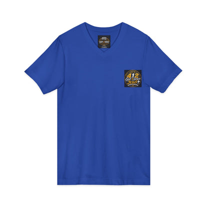 Christian V-Neck Tee – "I Can Do All Things Through Christ Who Strengthens Me" Inspirational Shirt